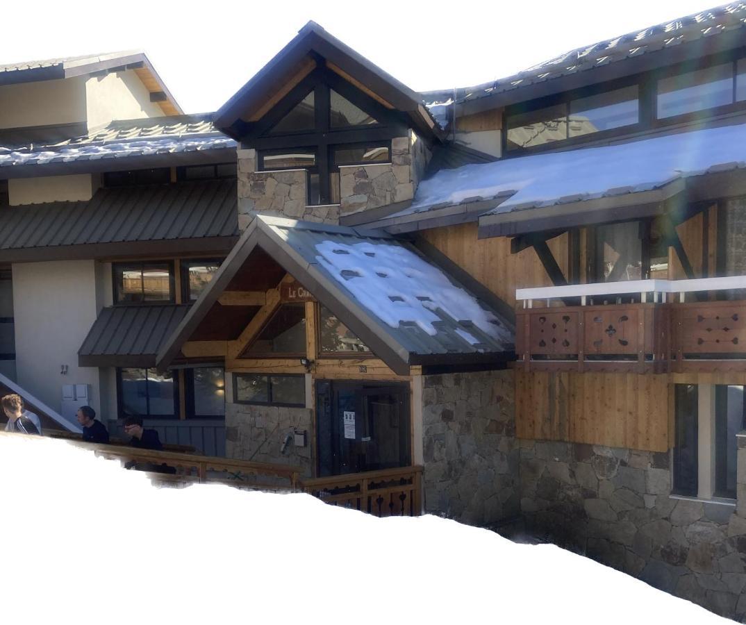 Sunny Studio 25 M2 Mountain View Balcony In Alpe D Huez District Eclose ألب دويز المظهر الخارجي الصورة