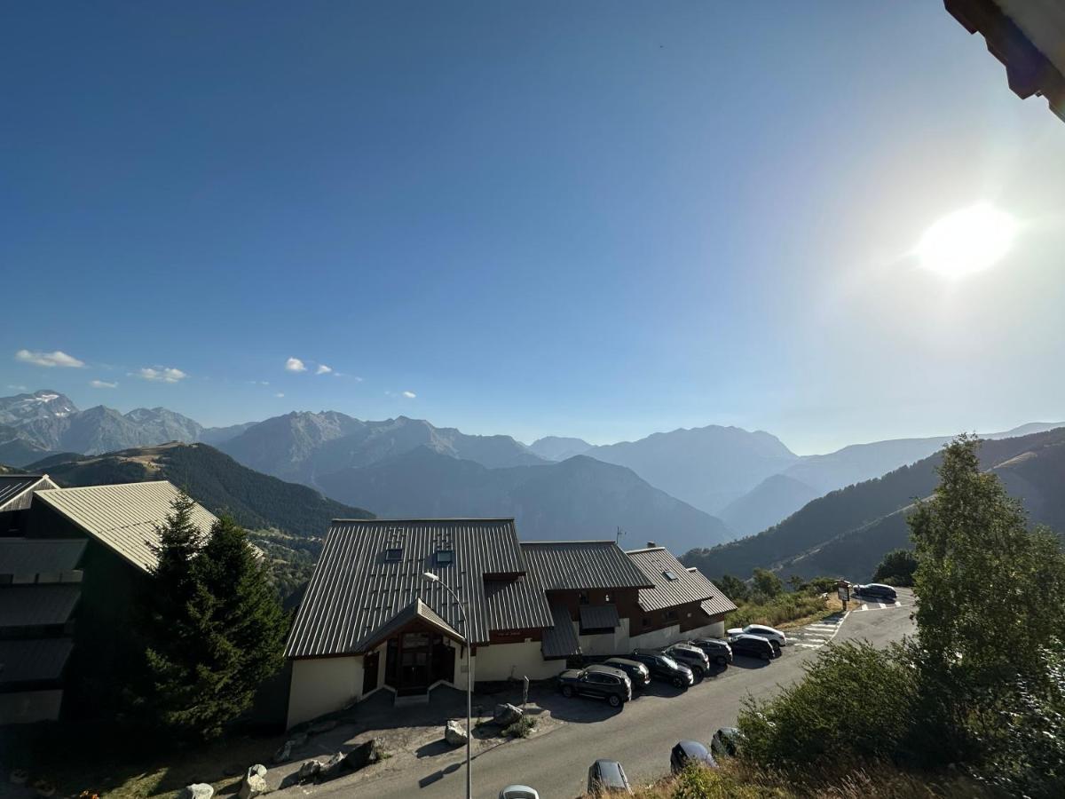 Sunny Studio 25 M2 Mountain View Balcony In Alpe D Huez District Eclose ألب دويز المظهر الخارجي الصورة