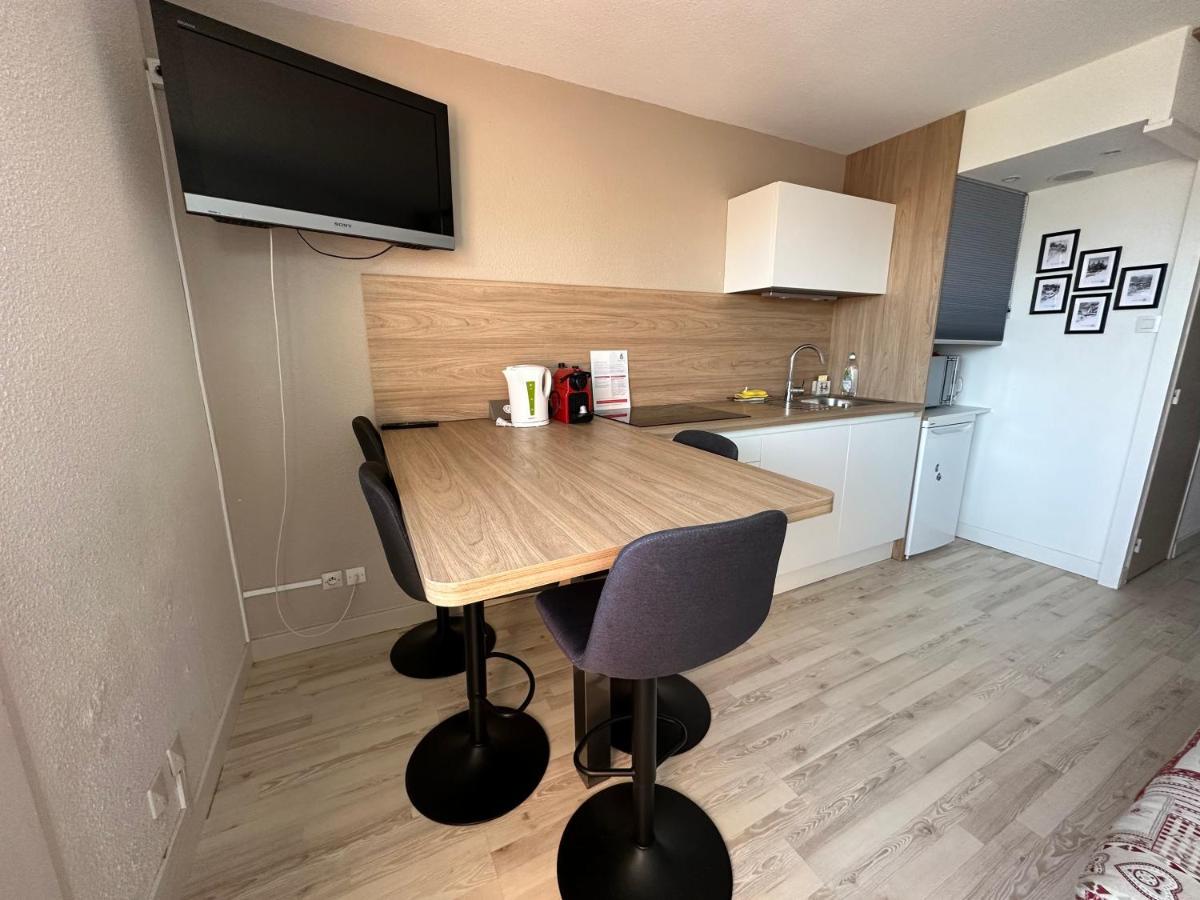 Sunny Studio 25 M2 Mountain View Balcony In Alpe D Huez District Eclose ألب دويز المظهر الخارجي الصورة