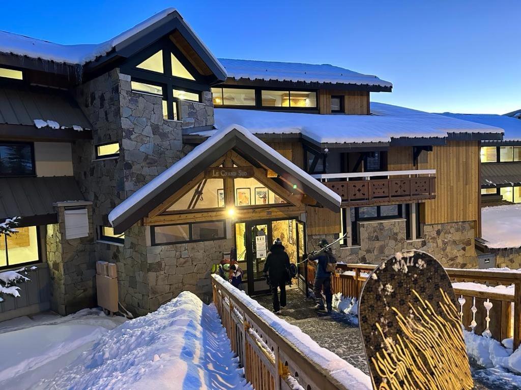 Sunny Studio 25 M2 Mountain View Balcony In Alpe D Huez District Eclose ألب دويز المظهر الخارجي الصورة